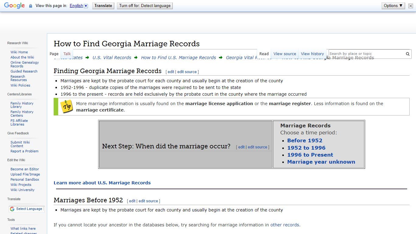 How to Find Georgia Marriage Records • FamilySearch